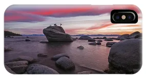 Bonsai Rock On Fire by Brad Scott - Phone Case