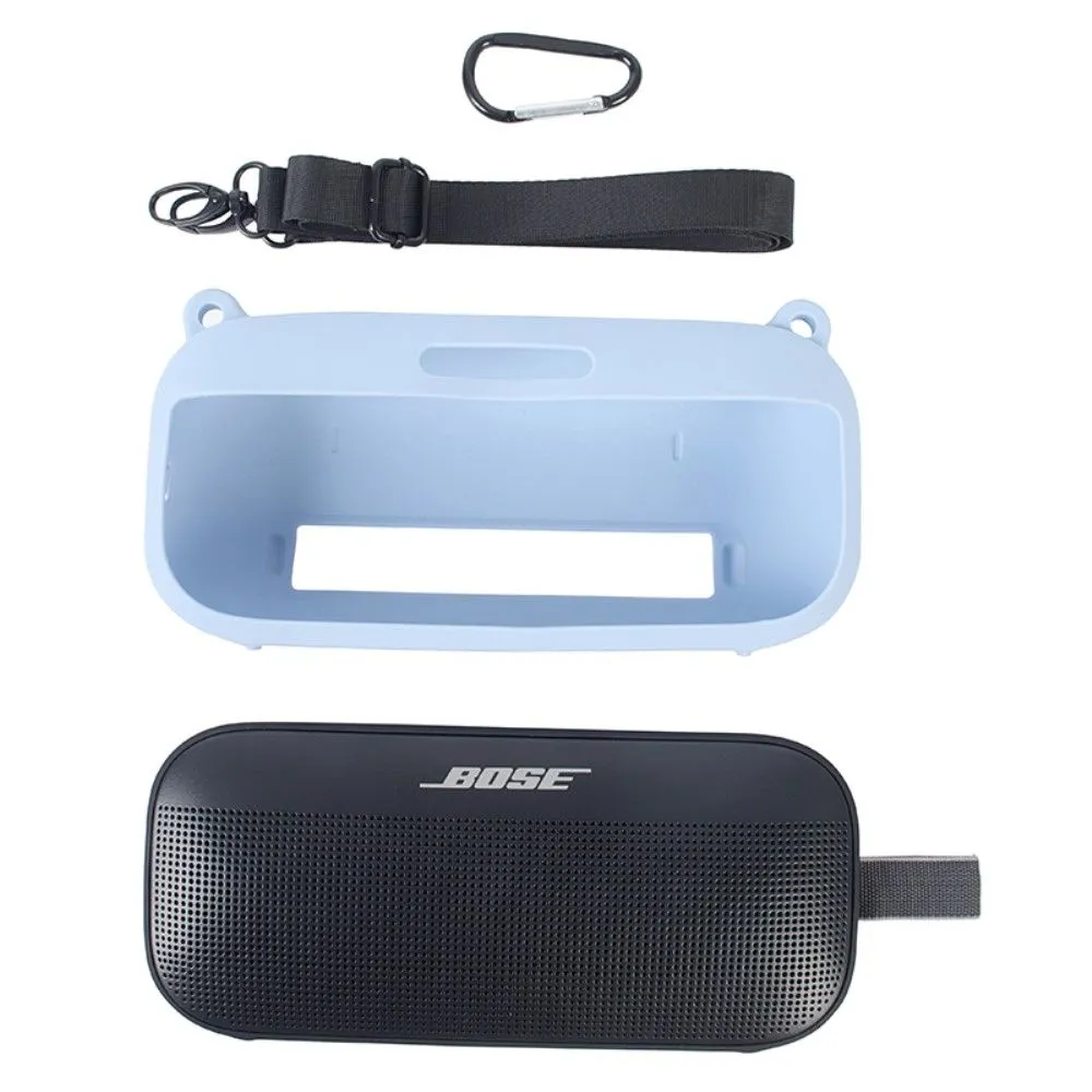 BOSE SoundLink Flex silicone cover with strap - Baby Blue