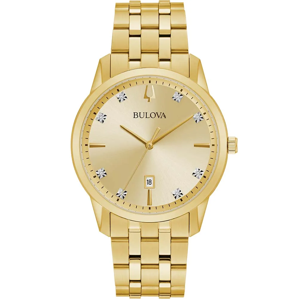 Bulova 97D123 Diamond Set Mens Watch