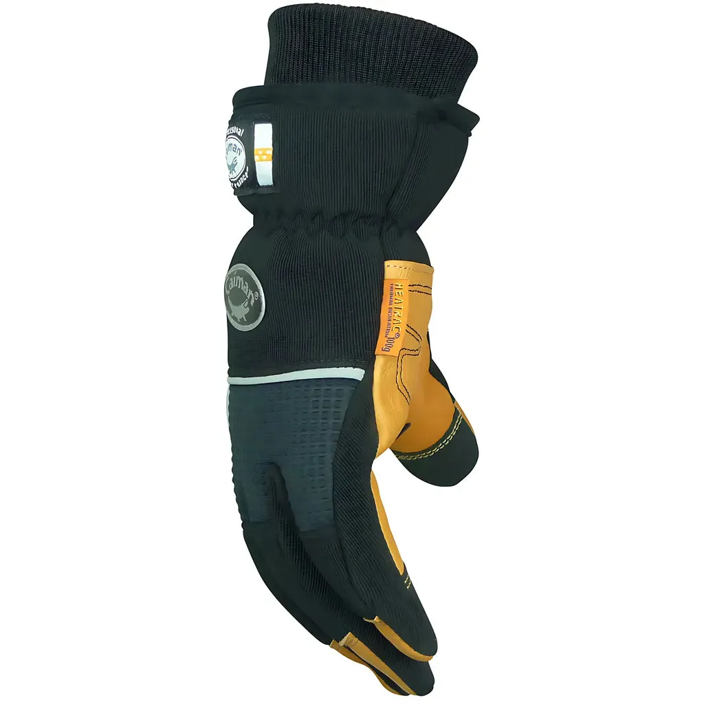 Caiman 2960-5 Multi-Activity Glove with Pig Grain Leather Padded Palm and Waterproof Back - Heatrac Insulated