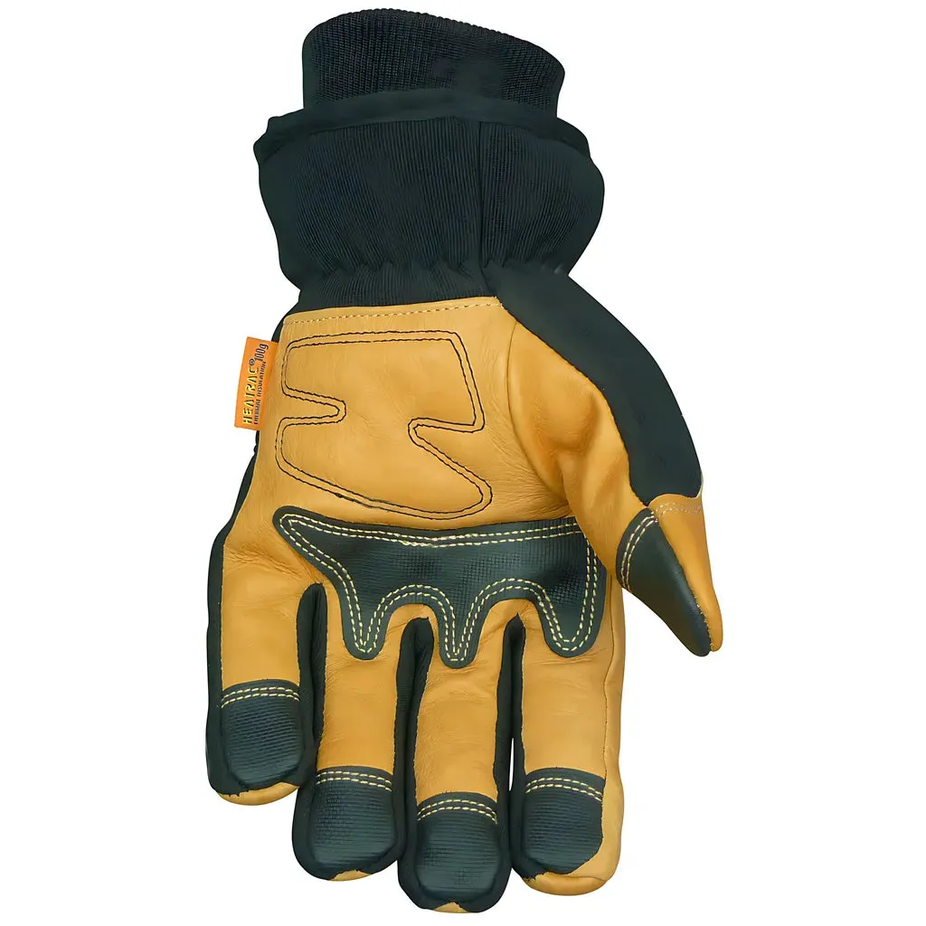 Caiman 2960-5 Multi-Activity Glove with Pig Grain Leather Padded Palm and Waterproof Back - Heatrac Insulated