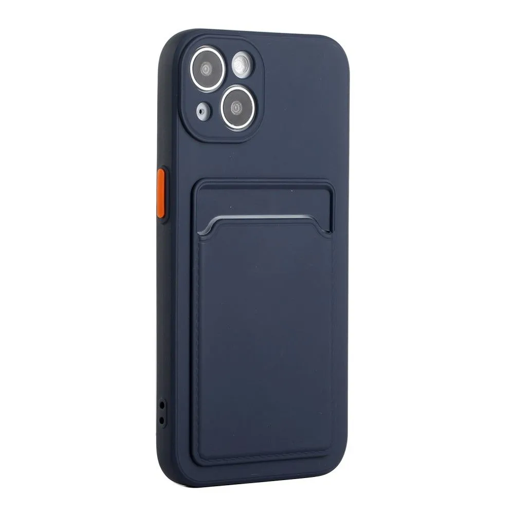 Card holder cover for iPhone 13 - Dark Blue