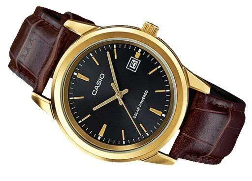 Casio MTP-VS01GL-1A Brown Leather Watch for Men