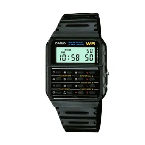 Casio Vintage Black Calculator Digital Watch