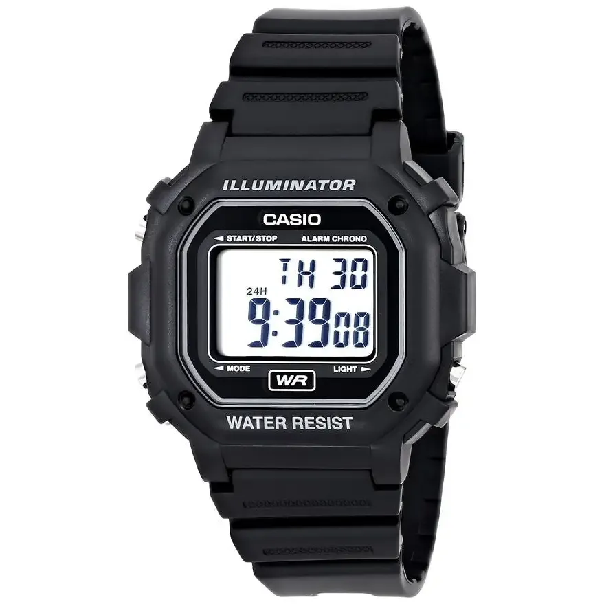 CASIO WATCH 30m Water Resistance Digital Watch with Black Resin Strap