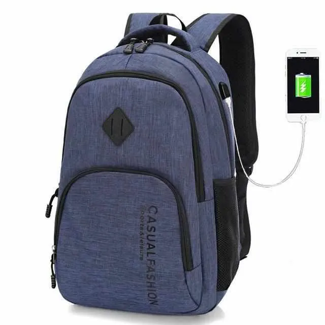 Casual Fashion Canvas Laptop/School Backpack