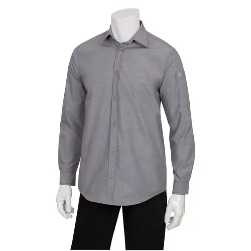 Chef Works SLMCH005GRY4XL Dress Shirt