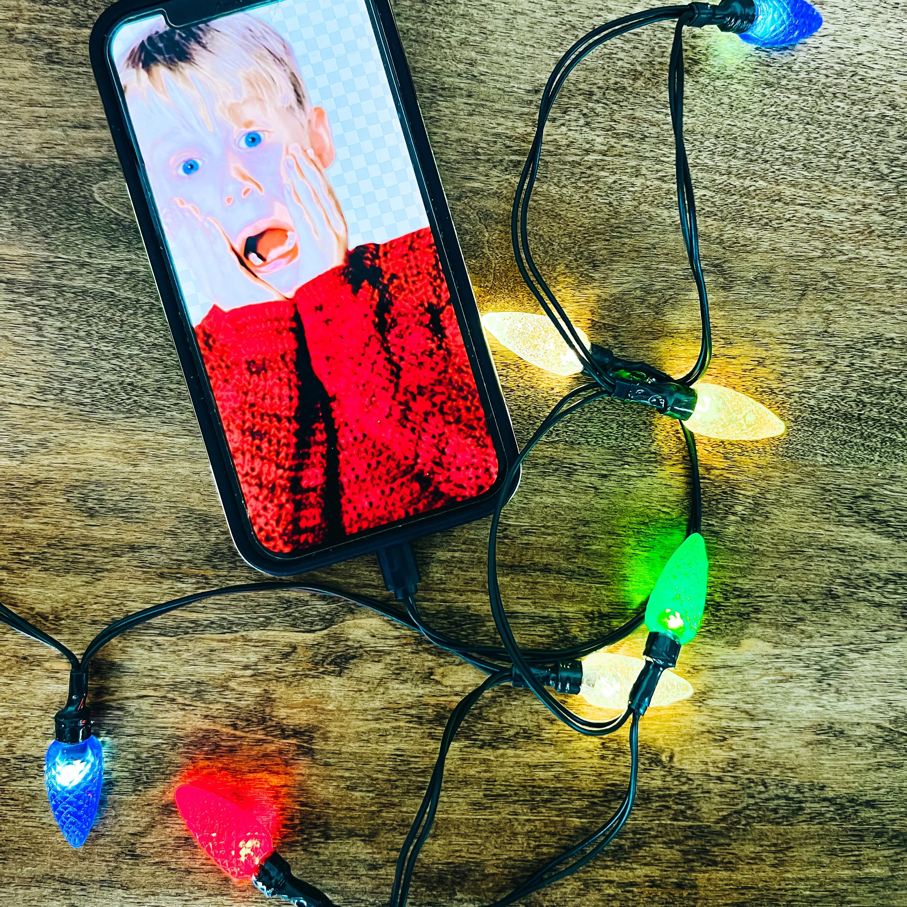 Christmas Light Phone Charger *FINAL SALE*