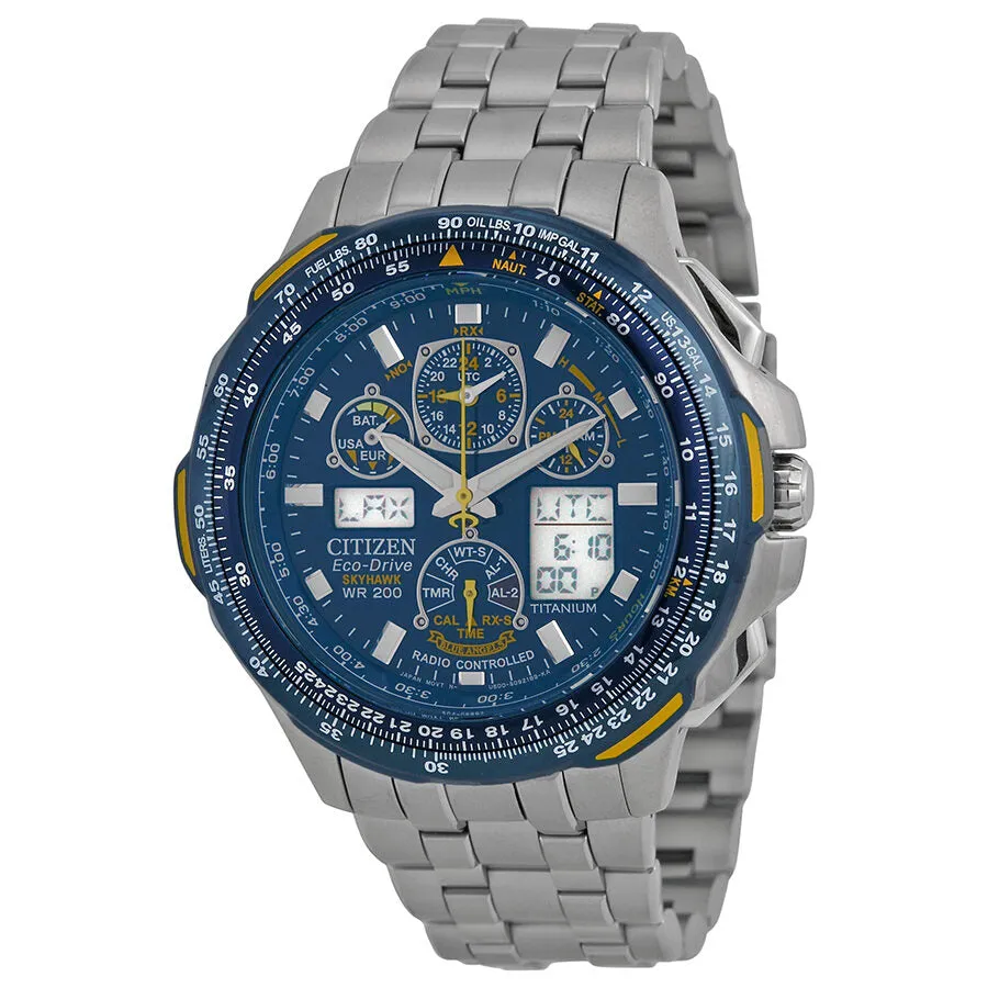 Citizen Blue Angels Skyhawk A-T Men's Titanium Watch JY0050-55L