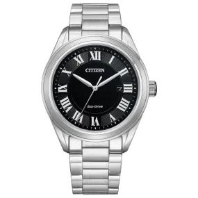 CITIZEN Eco-Drive Dress/Classic Eco Arezzo Mens Stainless Steel