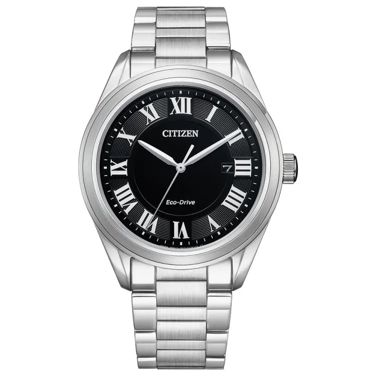 CITIZEN Eco-Drive Dress/Classic Eco Arezzo Mens Stainless Steel