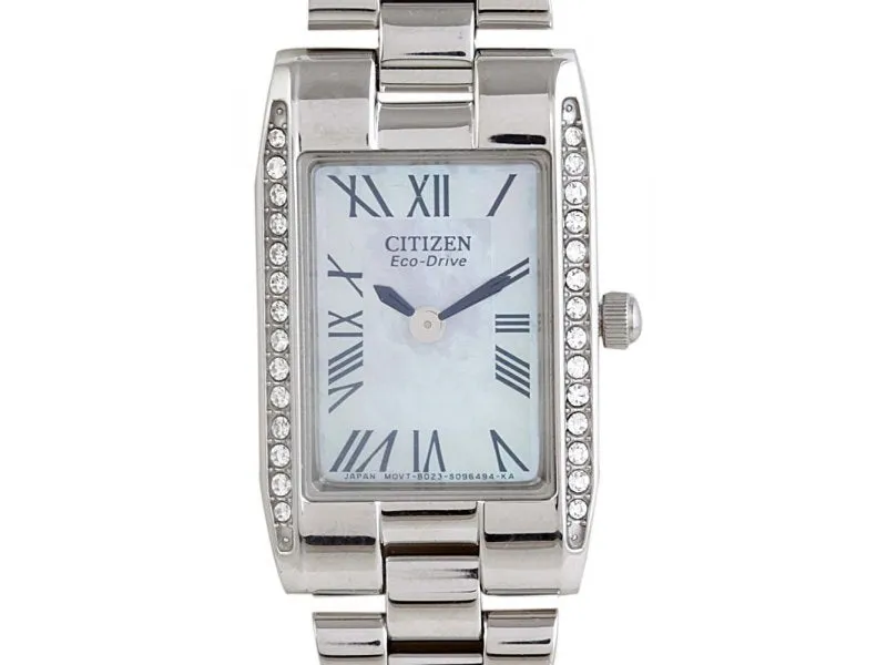 Citizen Eco-Drive Silhouette Swarovski Ladies Watch EW9810-58D