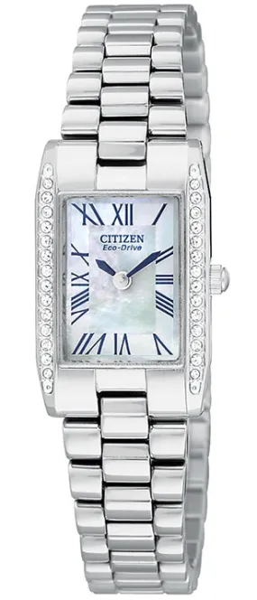 Citizen Eco-Drive Silhouette Swarovski Ladies Watch EW9810-58D