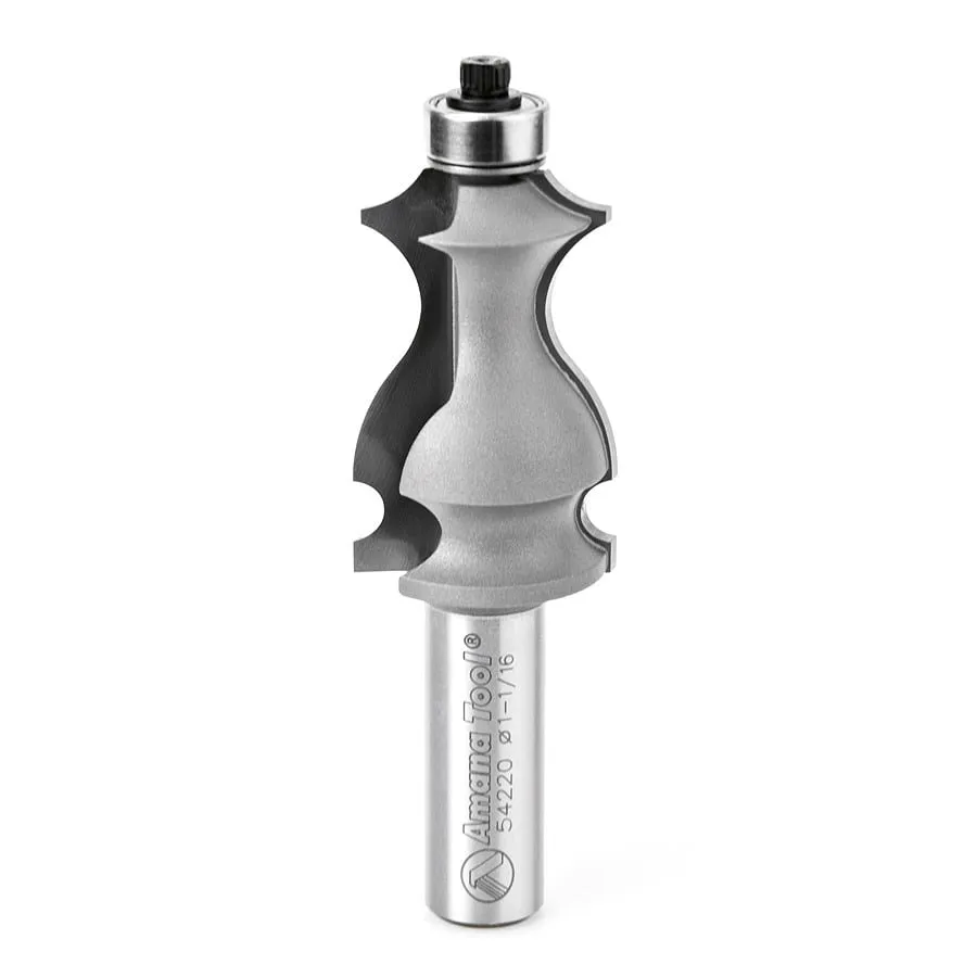 Classical Architectural Molding Router Bit | 1⁄8 x 7⁄8 Radius x 1 Dia x 1 11⁄16 x 1⁄2" Shank | 54220 | 738685942208