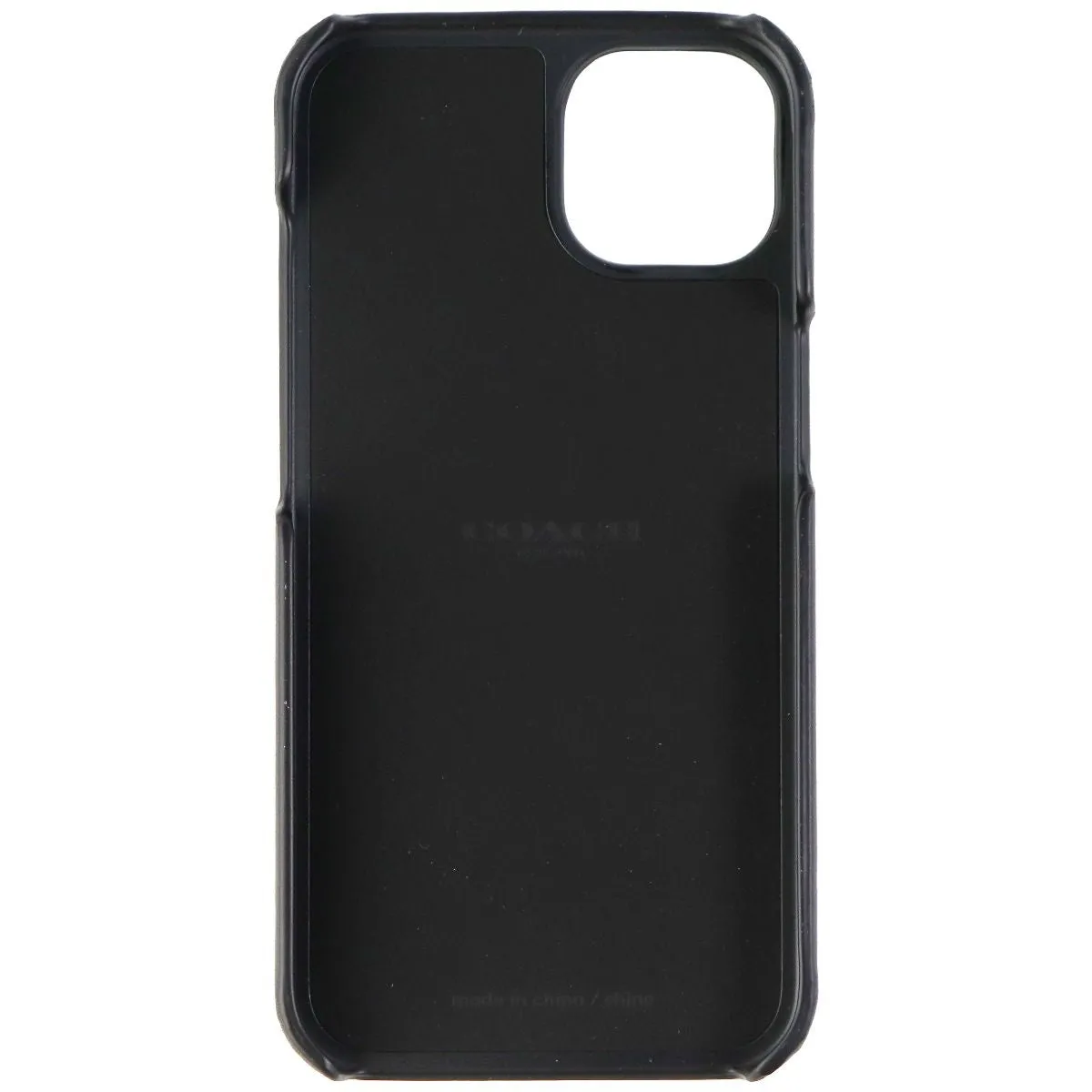 Coach Leather Slim Wrap Case for Apple iPhone 13 / 14 - Black