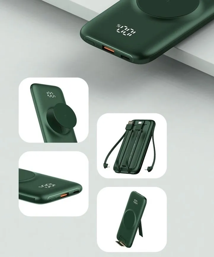 CRONY P2 Super fast charge   Wireless fast charge Comes with 4-wire QC3.0 PD 15W wireless charging 20000mAh  power bank