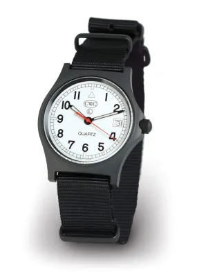 CWC GS Sapphire Subhunter Watch, Black Case with White Dial