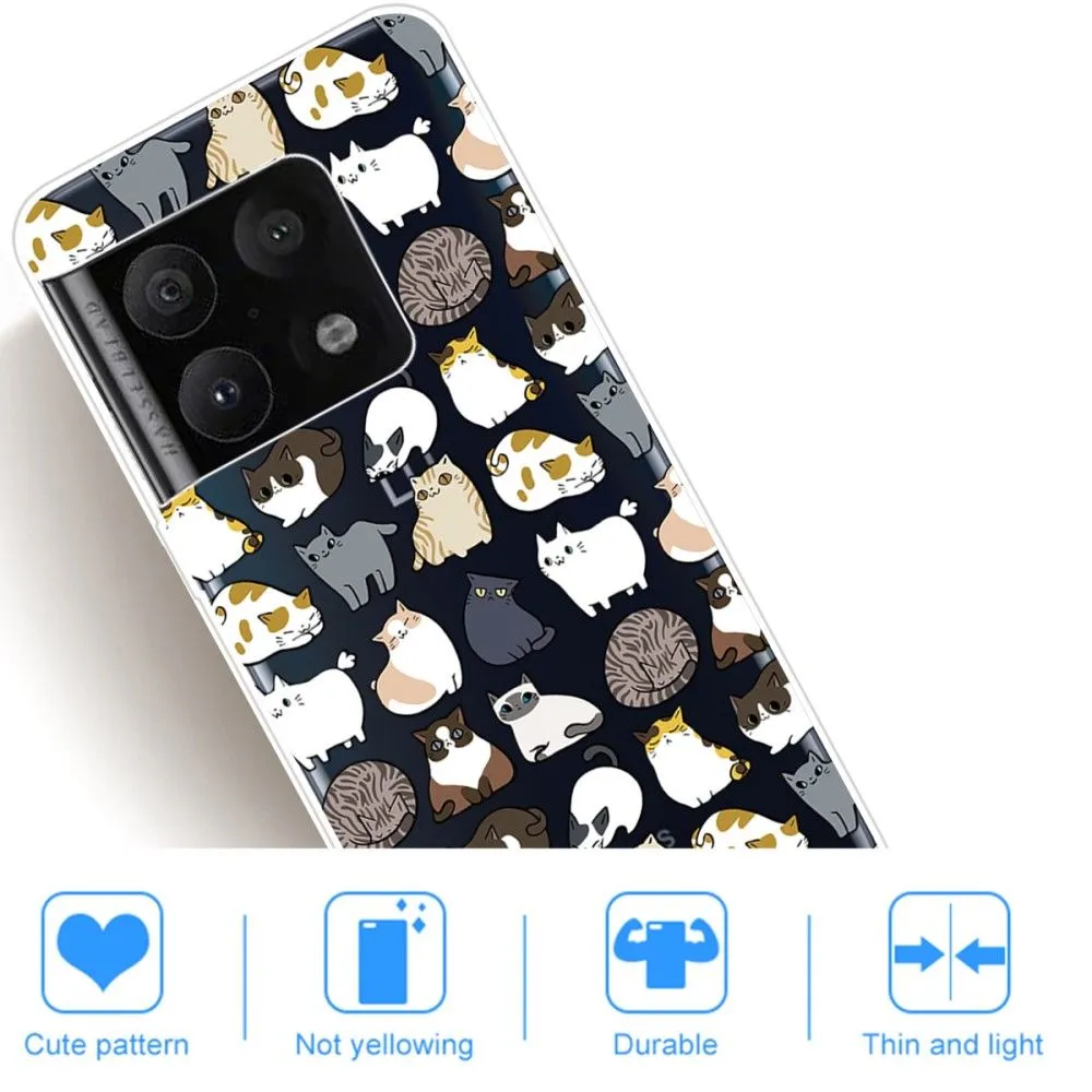 Deco OnePlus 10 Pro case - Cats Stickers