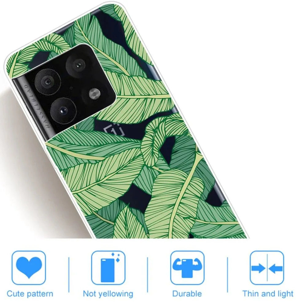 Deco OnePlus 10 Pro case - Green Leaves