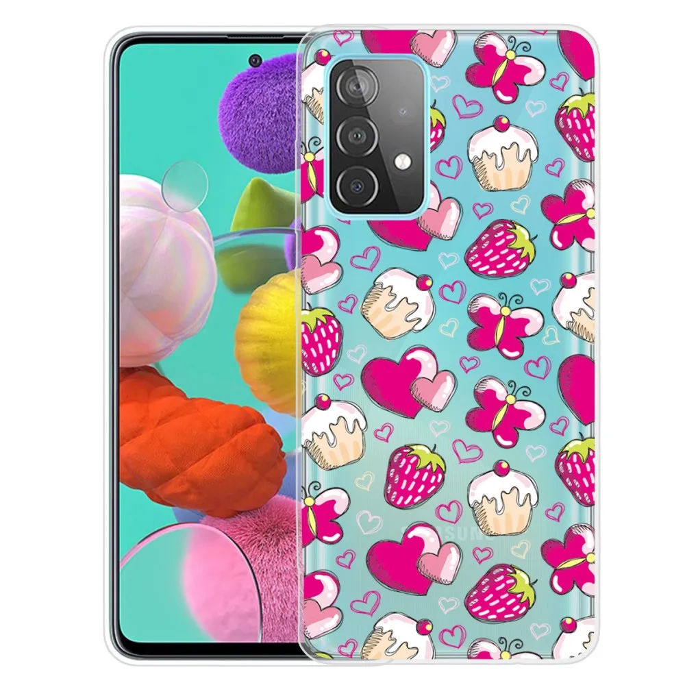 Deco Samsung Galaxy A53 5G case - Cakes and Hearts