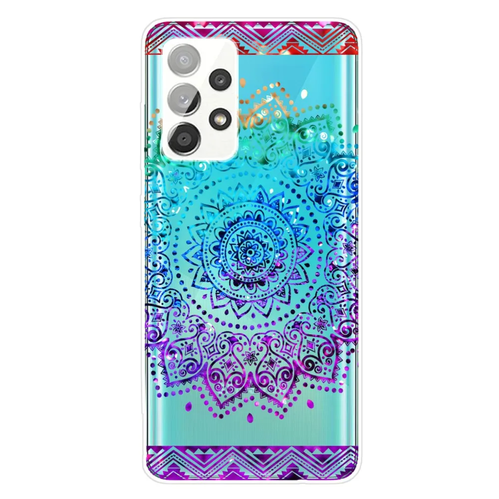 Deco Samsung Galaxy A73 case - Colorful Mandala Pattern