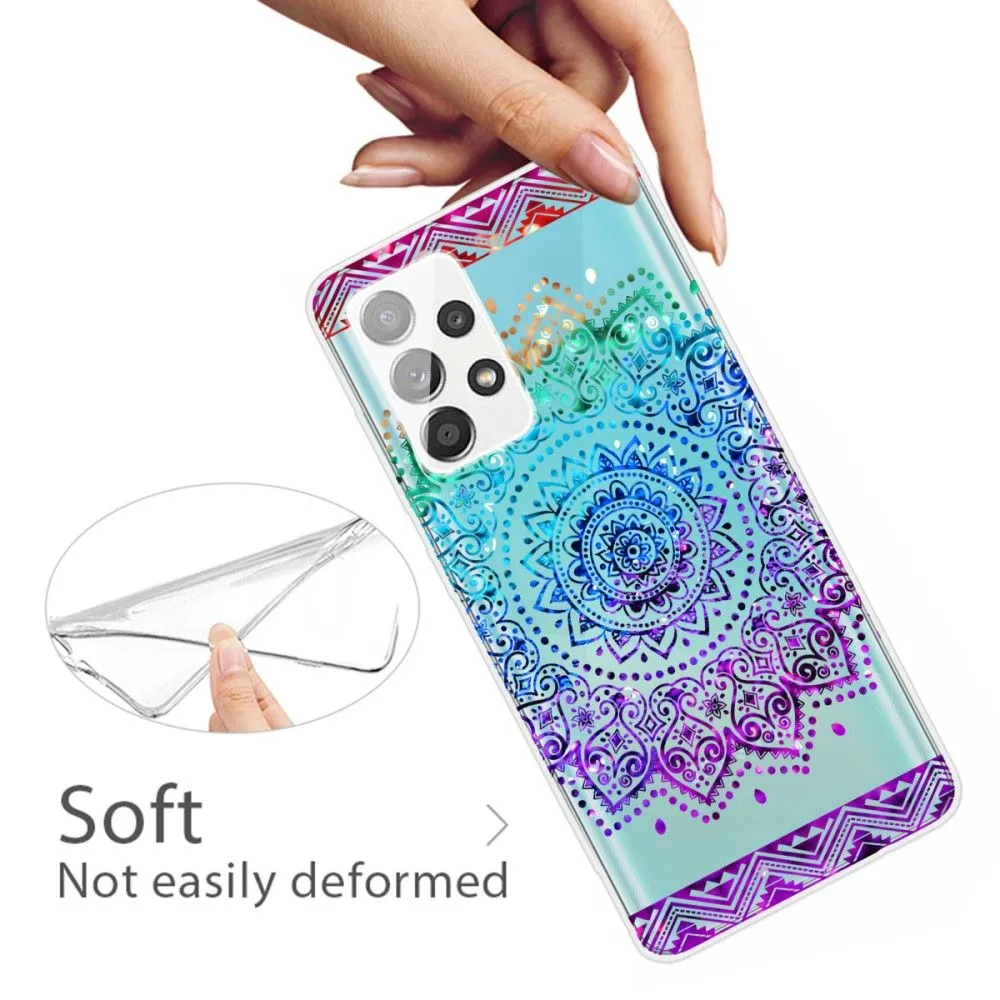 Deco Samsung Galaxy A73 case - Colorful Mandala Pattern