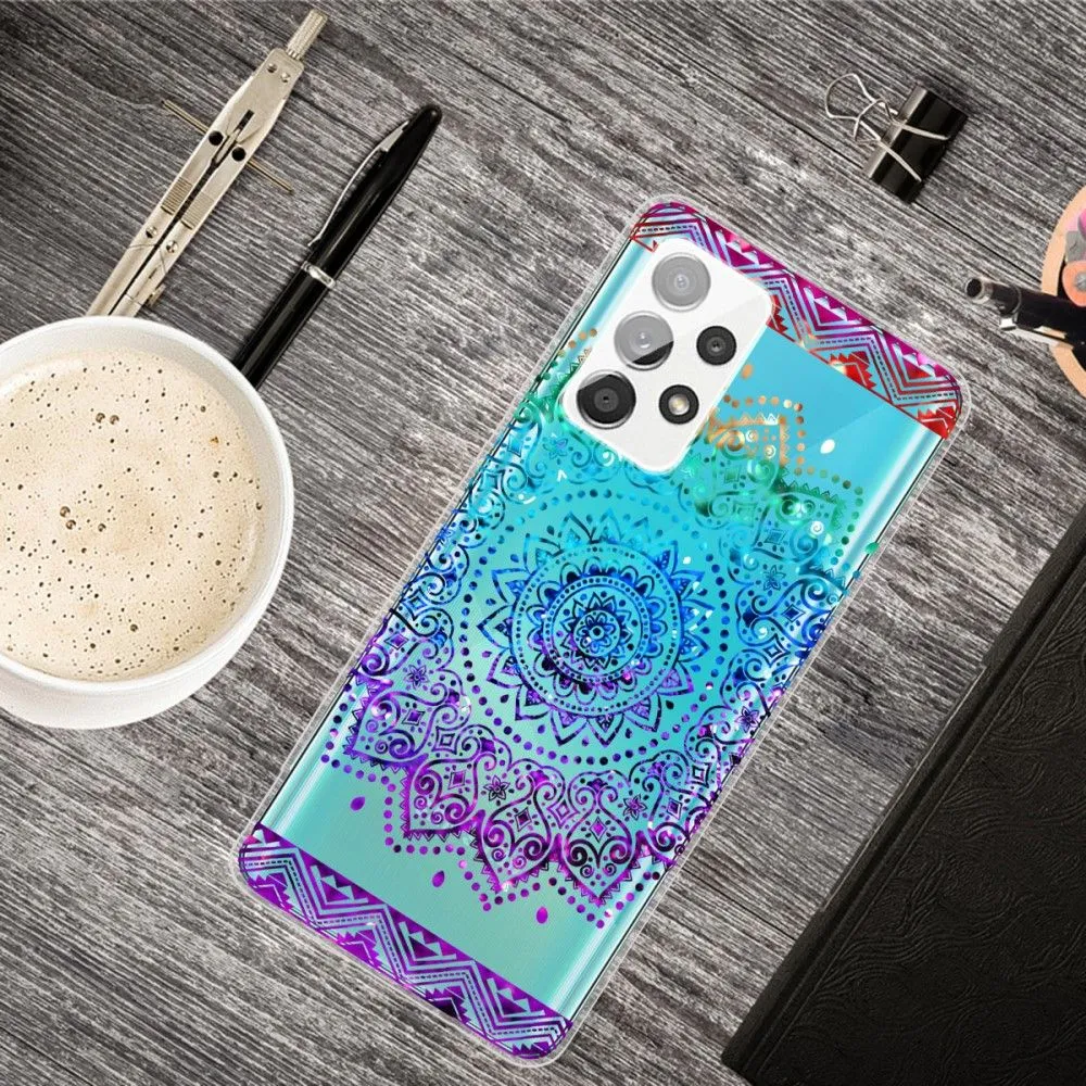 Deco Samsung Galaxy A73 case - Colorful Mandala Pattern