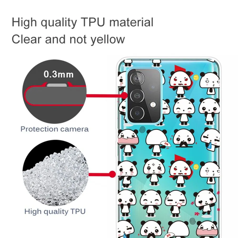 Deco Samsung Galaxy A73 case - Panda Stickers