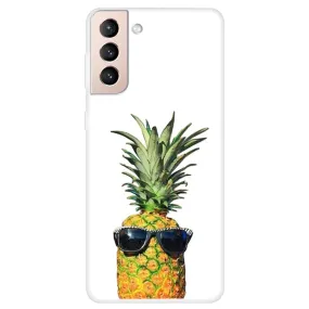 Deco Samsung Galaxy S22 Plus case - Glasses of Pineapple