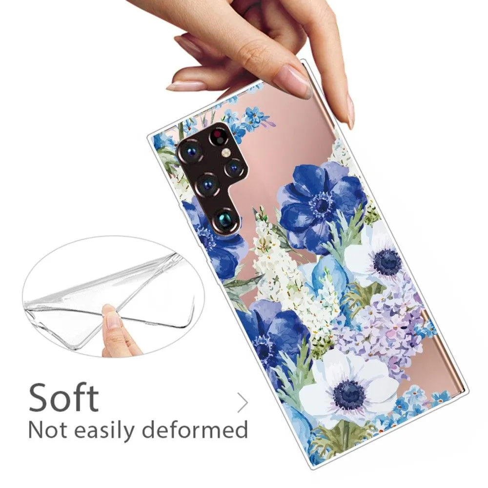 Deco Samsung Galaxy S22 Ultra case - Watercolor Flower