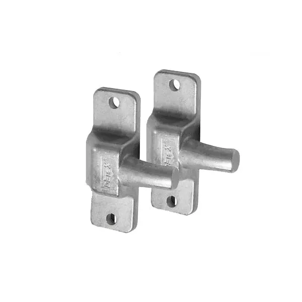 Detex - DTX-DX2 - Double Hinge Bolts - Through Bolt Mounting - Gray