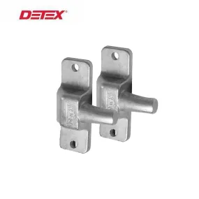 Detex - DTX-DX2 - Double Hinge Bolts - Through Bolt Mounting - Gray