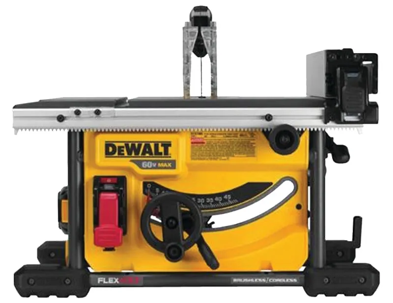 DeWALT FLEXVOLT DCS7485T1 Table Saw, 60 VDC, 8-1/4 in Dia Blade, 5/8 in Arbor, 24 in Rip Capacity Right :EA: QUANTITY: 1