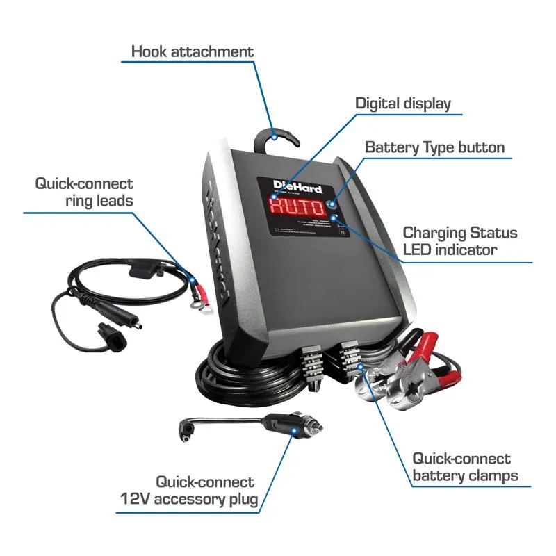 DieHard Automatic 12 V 6 amps Battery Charger/Maintainer