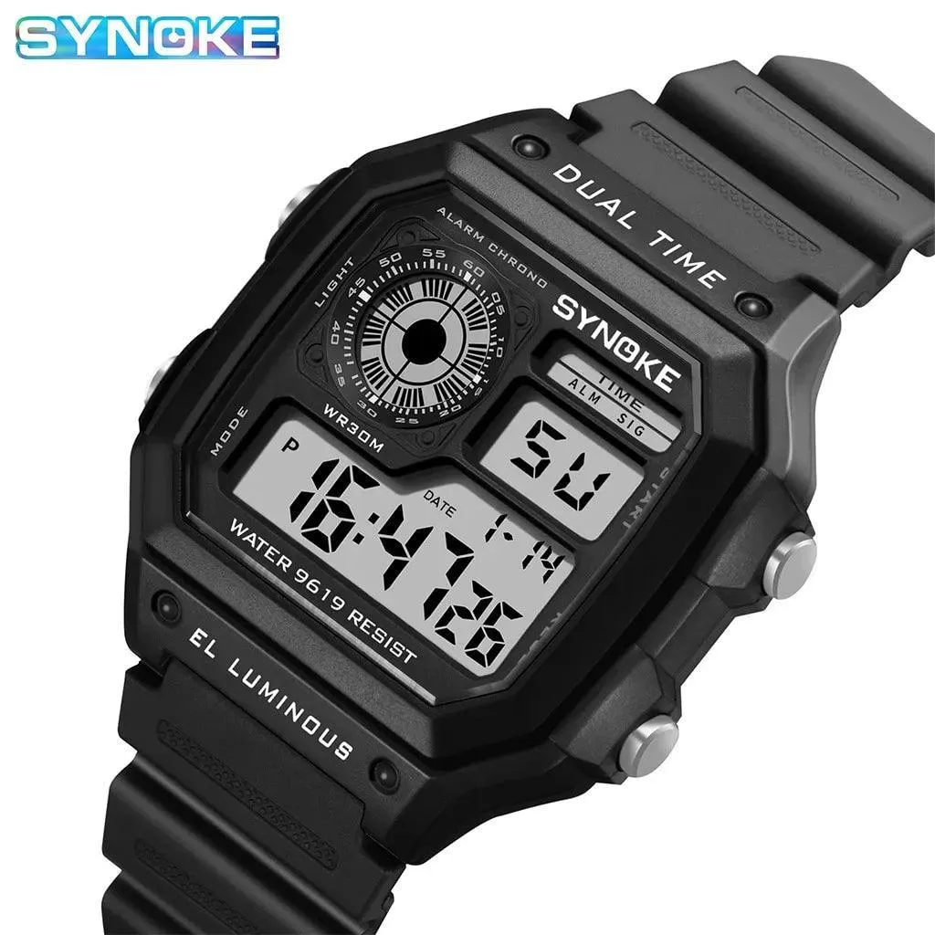 Digital Sports Watch for Men Military : Stylish Waterproof Chronograph Wristwatch