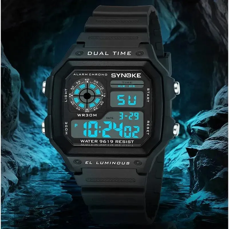 Digital Sports Watch for Men Military : Stylish Waterproof Chronograph Wristwatch