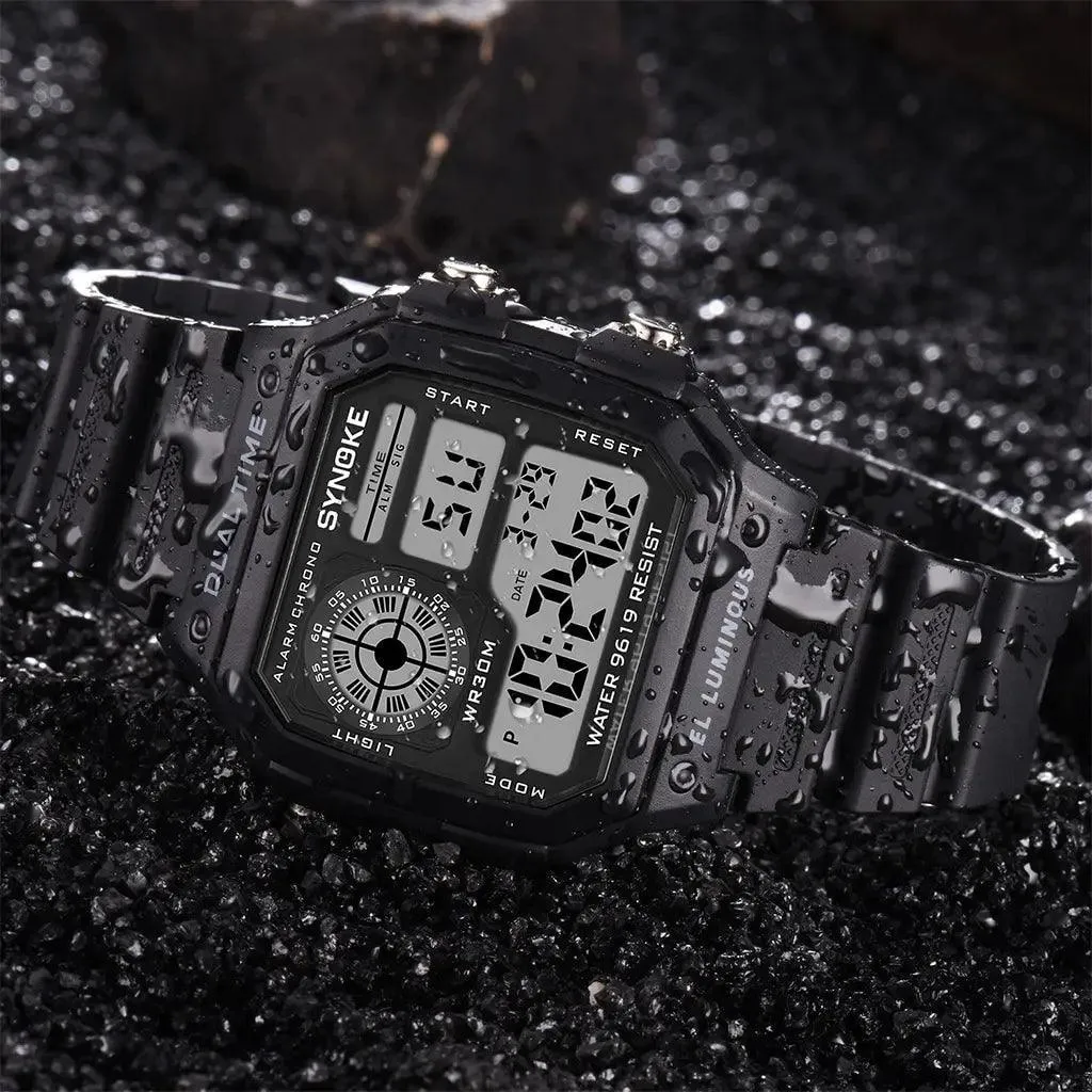 Digital Sports Watch for Men Military : Stylish Waterproof Chronograph Wristwatch