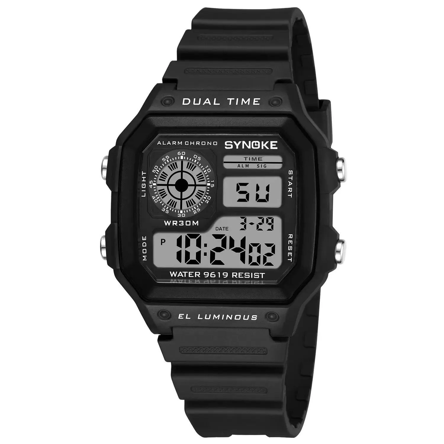 Digital Sports Watch for Men Military : Stylish Waterproof Chronograph Wristwatch