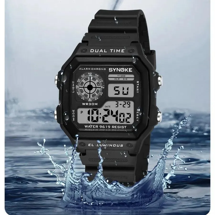 Digital Sports Watch for Men Military : Stylish Waterproof Chronograph Wristwatch