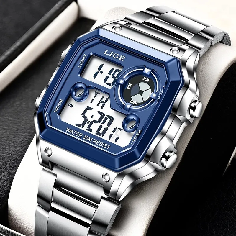 Electronic Watch Unisex Watch Luminous Display Watch Multifunctional