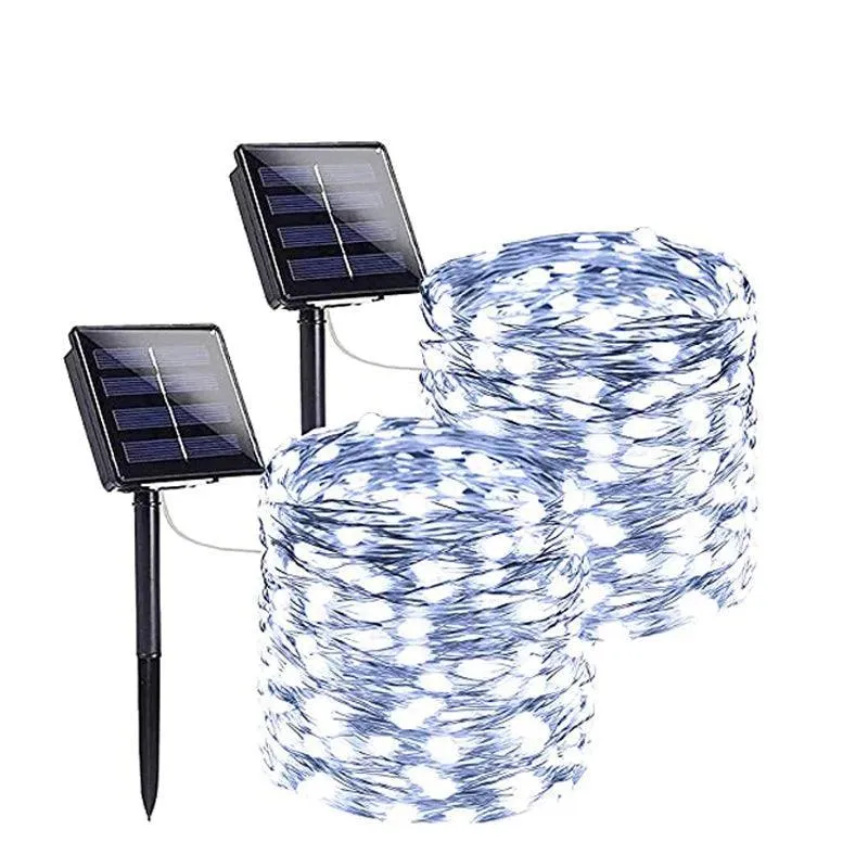 Enchanting Solar LED Fairy Lights for Magical Outdoor Decor and Ambiance