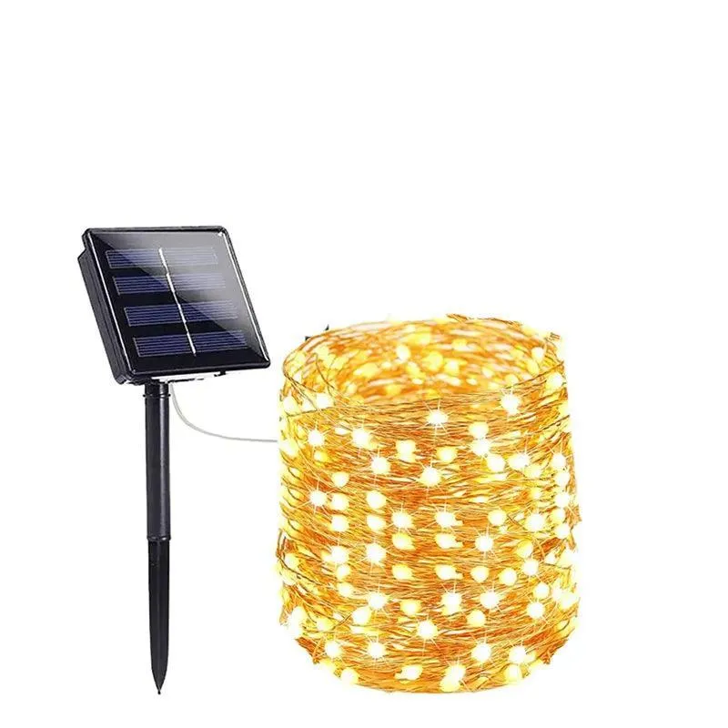 Enchanting Solar LED Fairy Lights for Magical Outdoor Decor and Ambiance