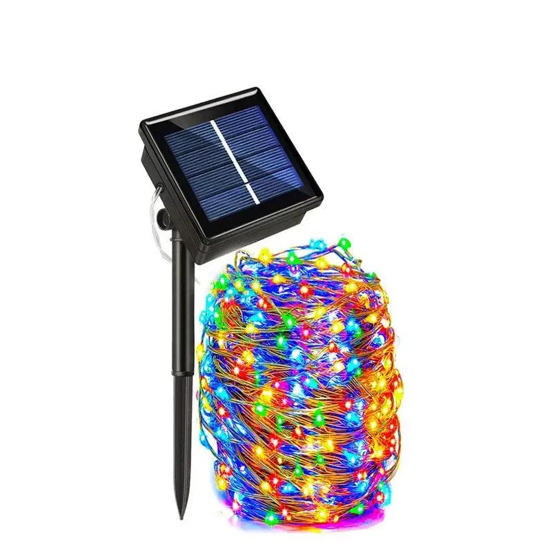 Enchanting Solar LED Fairy Lights for Magical Outdoor Decor and Ambiance