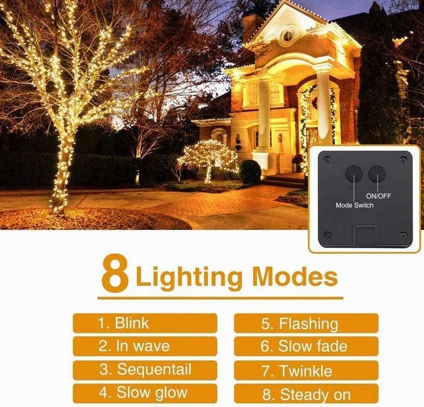 Enchanting Solar LED Fairy Lights for Magical Outdoor Decor and Ambiance