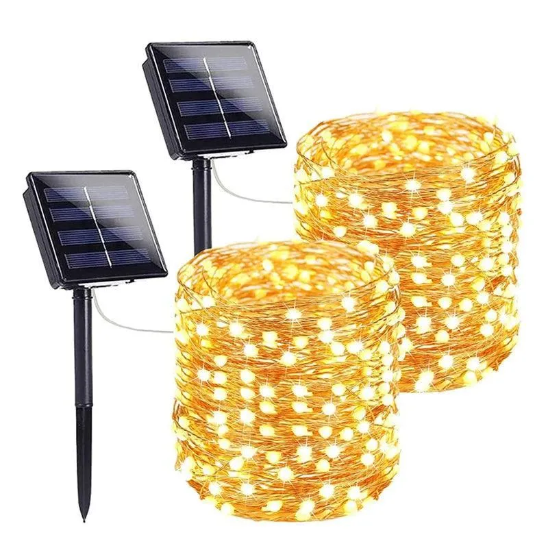 Enchanting Solar LED Fairy Lights for Magical Outdoor Decor and Ambiance