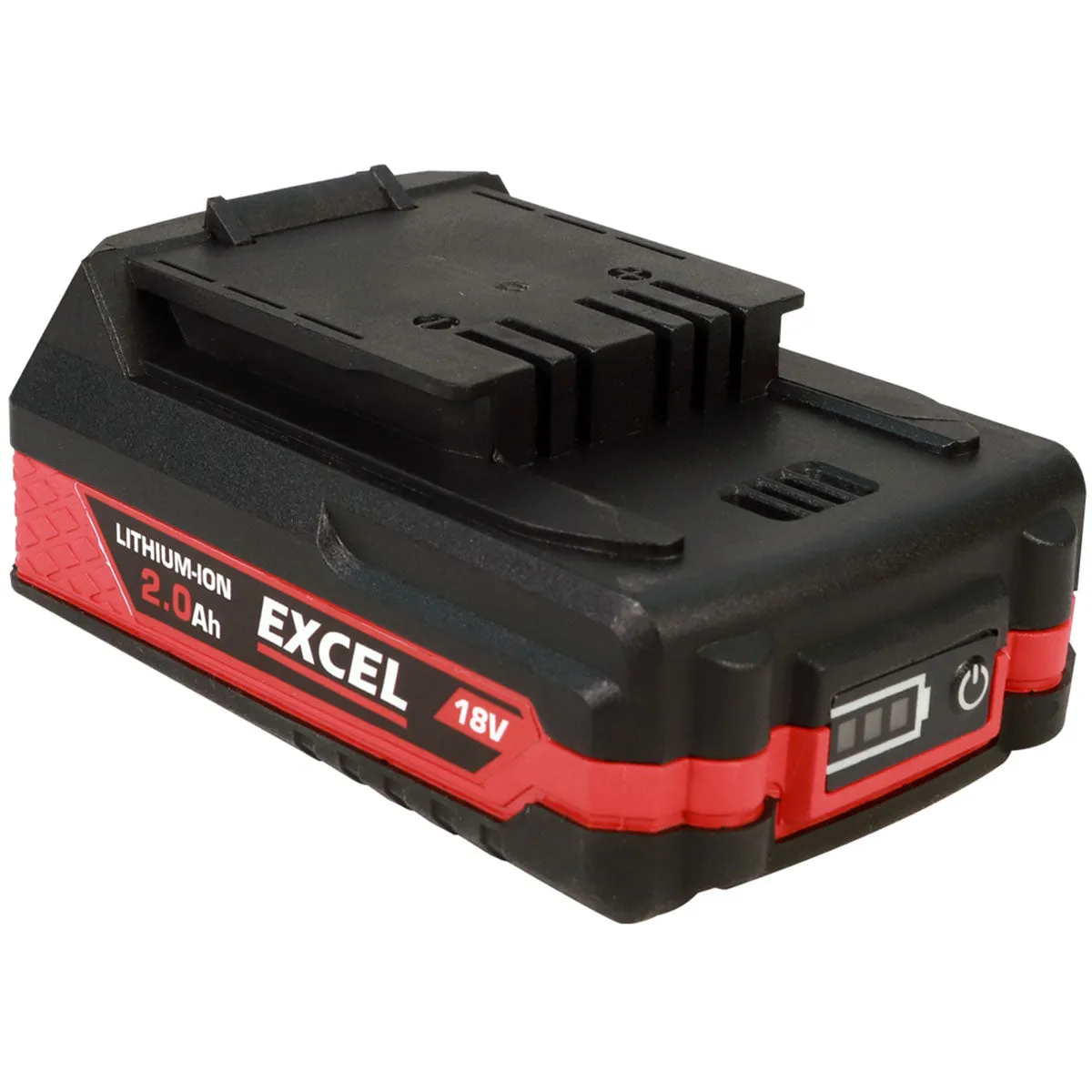 Excel 18V 2 x 2.0Ah Li-ion Battery & Fast Battery Charger 2.3A