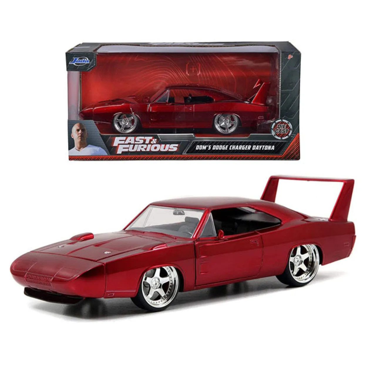 Fast & Furious 6 - 1968 Dom's Dodge Charger Daytona 1:24th Scale Hollywood Ride