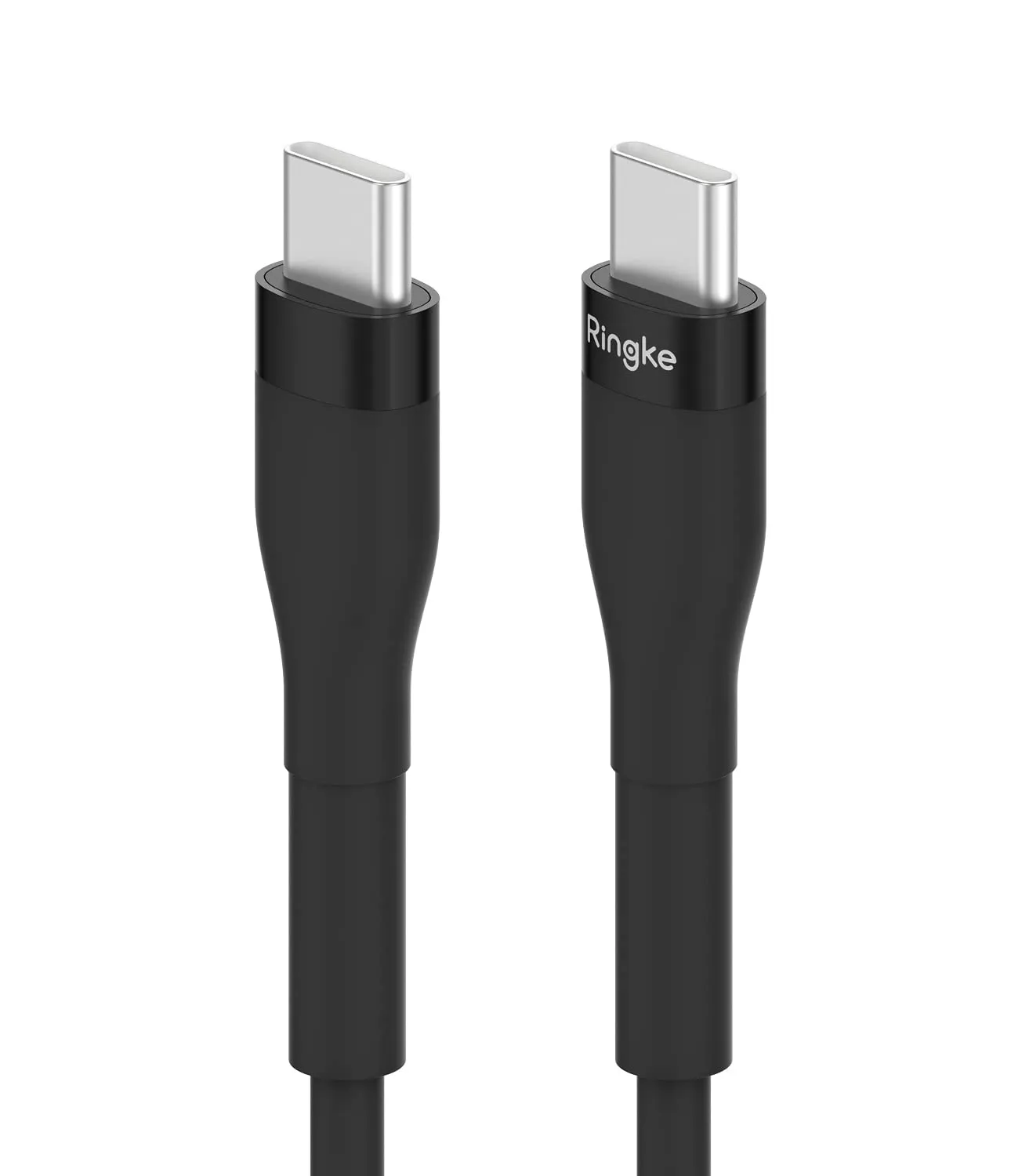 Fast Charging Pastel Cable | USB Type C to Type  C | Black  1.2m