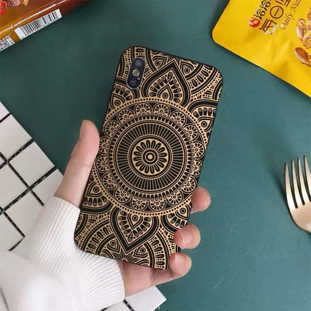 Floral x Mandala Boho iPhone Case