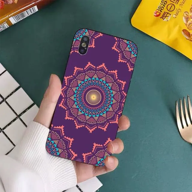 Floral x Mandala Boho iPhone Case